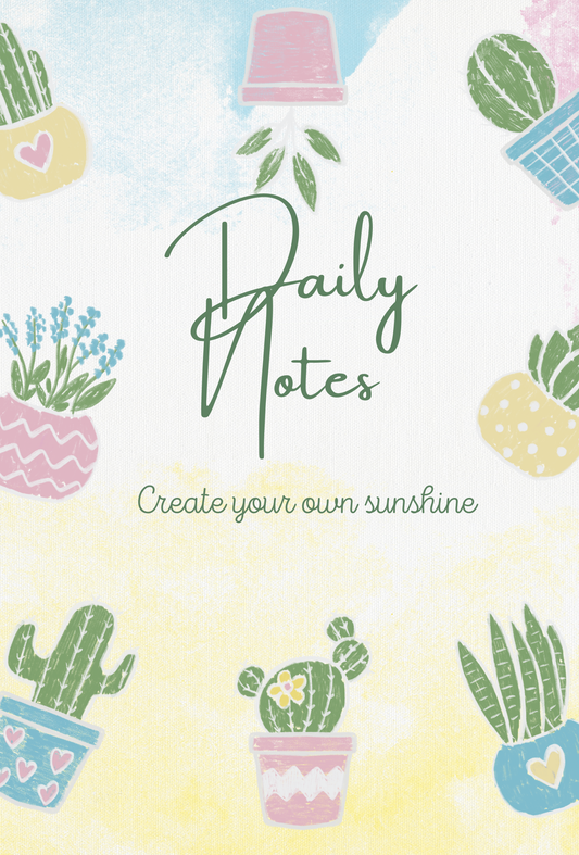 Bullet Journal: Daily Notes - Create your own sunshine: Notizbuch, Tagebuch, Journal, mit viel Platz für Ideen und Aufgaben